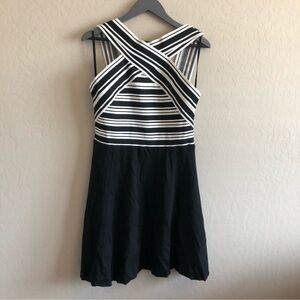 Anthropologie Crosswise Flare Dress